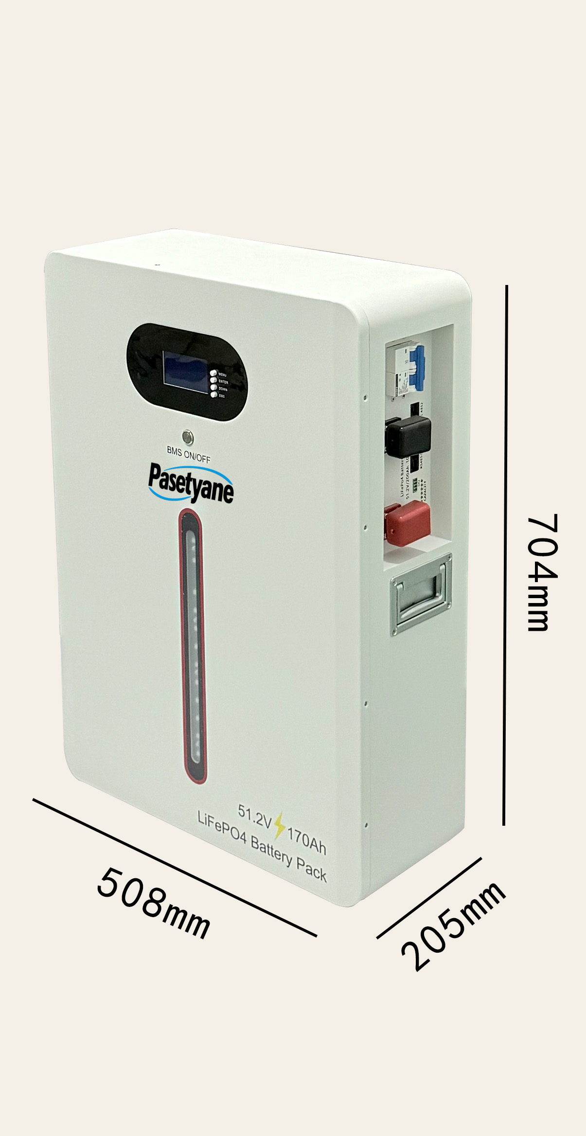 51.2V 8.704kWh Energy storage battery - 图片 2